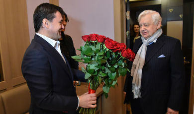 Губернатор Московской области Андрей Воробьев посетил МХТ имени А.П. Чехова