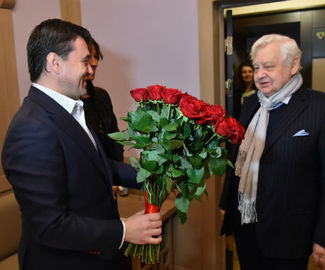 Губернатор Московской области Андрей Воробьев посетил МХТ имени А.П. Чехова