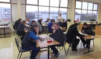 Новогодний турнир по шахматам среди мужчин состоялся в Зарайске