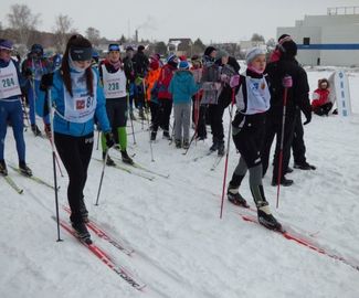 В Зарайске прошли соревнования по лыжной гонке 
