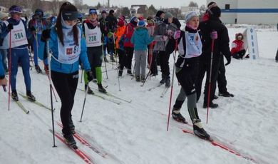 В Зарайске прошли соревнования по лыжной гонке 