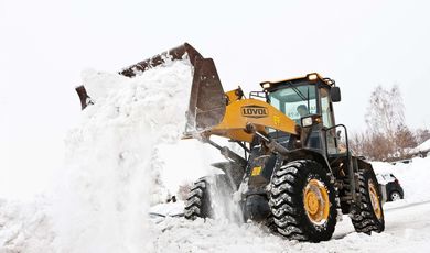 Вывоз чистого снега на торфяники организовали муниципалитеты области