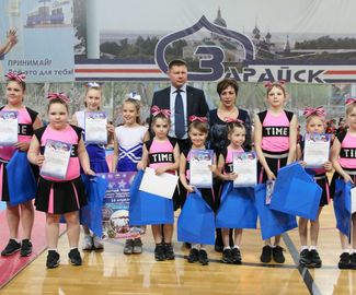Открытый чемпионат Федерации черлидинга России прошел в Зарайске 