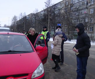 Сотрудники ОГИБДД ОМВД России по Зарайскому району провели мероприятие ко Дню памяти жертв ДТП