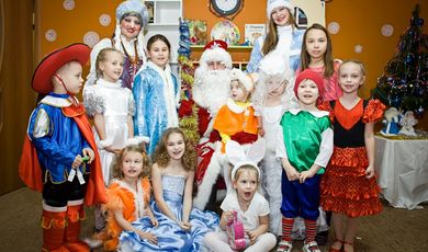 В Зарайской детской поликлинике — новогоднее настроение.