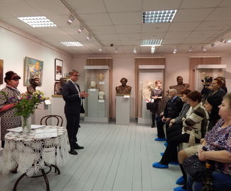 В Доме скульптора А.С. Голубкиной открылся «Весенний салон в Голубкинском доме-2017. Главное и лучшее впереди».