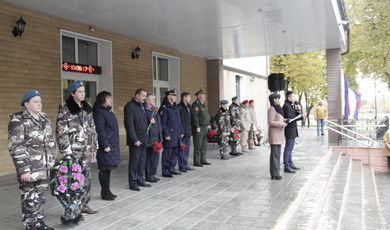 В городском округе Зарайск открыли Мемориальные стелы Героям России