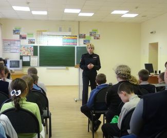 Полицейские ОМВД России по г.о. Зарайск провели беседу в коррекционной школе