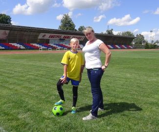 Сотрудники ОМВД России по г.о. Зарайск приняли участие в акции «Наша семья, наш футбол»