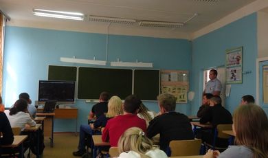 Сотрудники ОМВД России по г.о. Зарайск провели антинаркотическую беседу со студентами