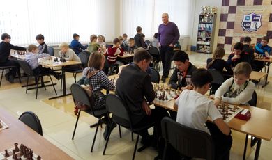 Новогодний турнир по шахматам.