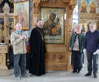 Почитаемая икона Иверской Божией Матери передана музеем в Иоанно-Предтеченский храм г. Зарайска