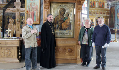 Почитаемая икона Иверской Божией Матери передана музеем в Иоанно-Предтеченский храм г. Зарайска