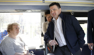 Воробьев обсудил с жителями Подмосковья качество работы общественного транспорта