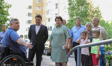 Воробьев посетил с рабочим визитом городской округ Красногорск