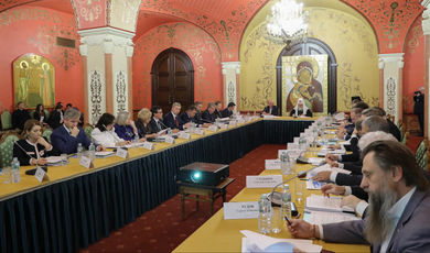 Губернатор принял участие в заседании Попечительского совета Свято-Троицкой Сергиевой лавры.