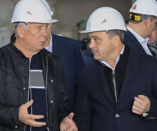 Губернатор запустил первую линию комплекса по переработке отходов в Коломенском округе