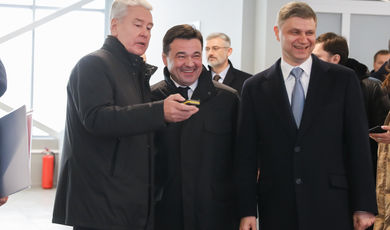 Андрей Воробьев принял участие в церемонии открытия движения по первым маршрутам МЦД.