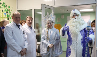 Губернатор посетил Московский областной научно-исследовательский клинический институт.