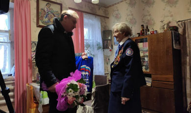 Глава городского округа Зарайск поздравил ветеранов Великой Отечественной войны с Новым годом.