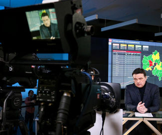 Губернатор рассказал о мерах профилактики COVID-19 в эфире телеканала «360»