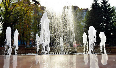 Консервация фонтанов на зимний период началась в Подмосковье.