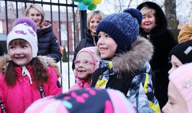 Торжественное мероприятие, посвящённое открытию детского сада №9 «Красная шапочка» после капитального ремонта, состоялось в Зарайске.