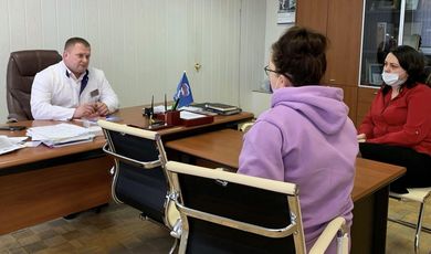 Главный врач Зарайской ЦРБ Н.В. Макаров провел приём граждан по личным вопросам.