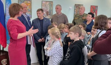 В музее художественного отделения Детской школы искусств им. А.С. Голубкиной открылась новая экспозиция.