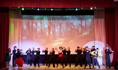В Центре досуга "Победа" города Зарайска состоялся  показ музыкального спектакля "Кот в сапогах".