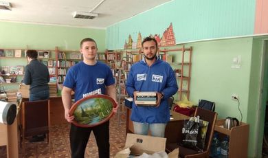 Зарайский молодогвардеец продолжает помогать жителям Донбасса.