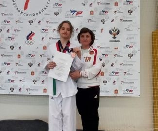 Зарайская тхэквондистка завоевала бронзовые медали на Первенстве Московской области