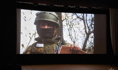 Зарайцы посмотрели документальный фильм о Донбассе