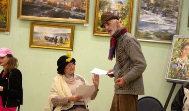 Зарайские артисты продемонстрировали читку пьесы «Ах, как бы нам пришить старушку»