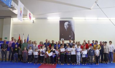 Важное событие - открытие секции самбо состоялось во Дворце спорта «Зарайск» в рамках федерального проекта «Za Самбо».
