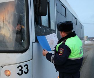 Зарайские автоинспекторы проводят профилактическое мероприятие «Автобус»