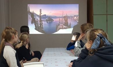 Зарайские школьники отправились в виртуальное путешествие по России