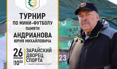 В Зарайске пройдет турнир по мини-футболу памяти Юрия Андрианова