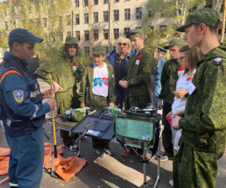 Дети из Семейного центра «Зарайский» изучают основы военного дела