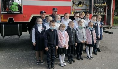 Спасатели провели урок безопасности для школьников Зарайска