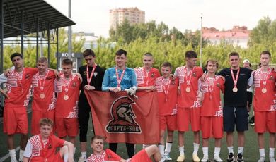 Зарайские студенты завоевали «бронзу» в футбольной лиге Подмосковья