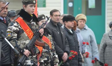 Митинг к 25-летию вывода Советских войск из республики Афганистан