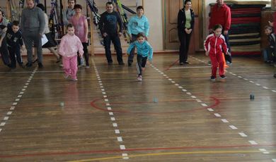 В Зарайске прошло соревнование "Папа, мама, я – спортивная семья"