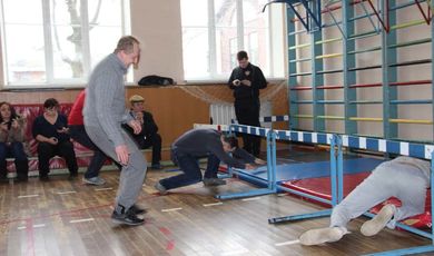В Зарайске прошло соревнование "Папа, мама, я – спортивная семья"