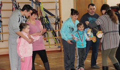 В Зарайске прошло соревнование "Папа, мама, я – спортивная семья"