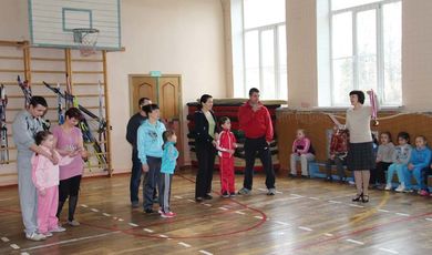 В Зарайске прошло соревнование "Папа, мама, я – спортивная семья"