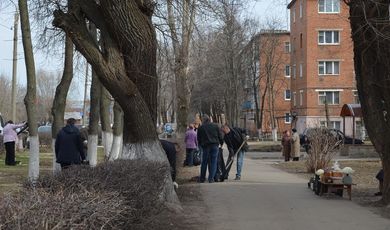 За чистый город. В Зарайске прошел субботник 