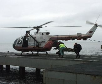 Юную зарайчанку транспортировала в ожоговый центр на вертолете МЧС