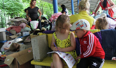 В Зарайском районе пребывает 80 беженцев с юго-востока Украины