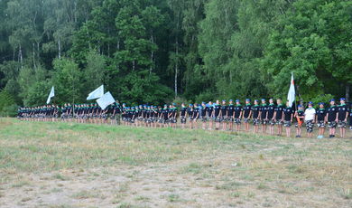 Рабочие будни в военно-спортивном туристическом лагере ВПК "Русь"